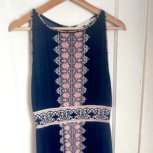 Printed Maxi Dress- Max Studio size small